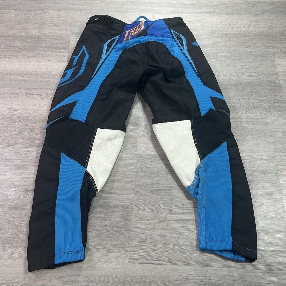 Fly Racing Pants Youth Boys XS 26 Blue Black Kinetic Inversion Motocross‎ MX